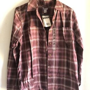 Carhartt womens button front work shirt size small